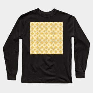 Retro Gold Links Pattern Long Sleeve T-Shirt